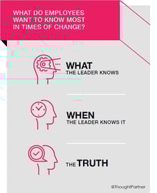 What employees want to know in times of change