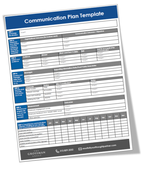 Communication Plan Template Download