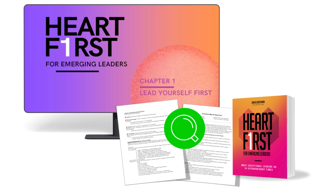 [College Curriculum] Heart First for Emerging Leaders | David Grossman ...