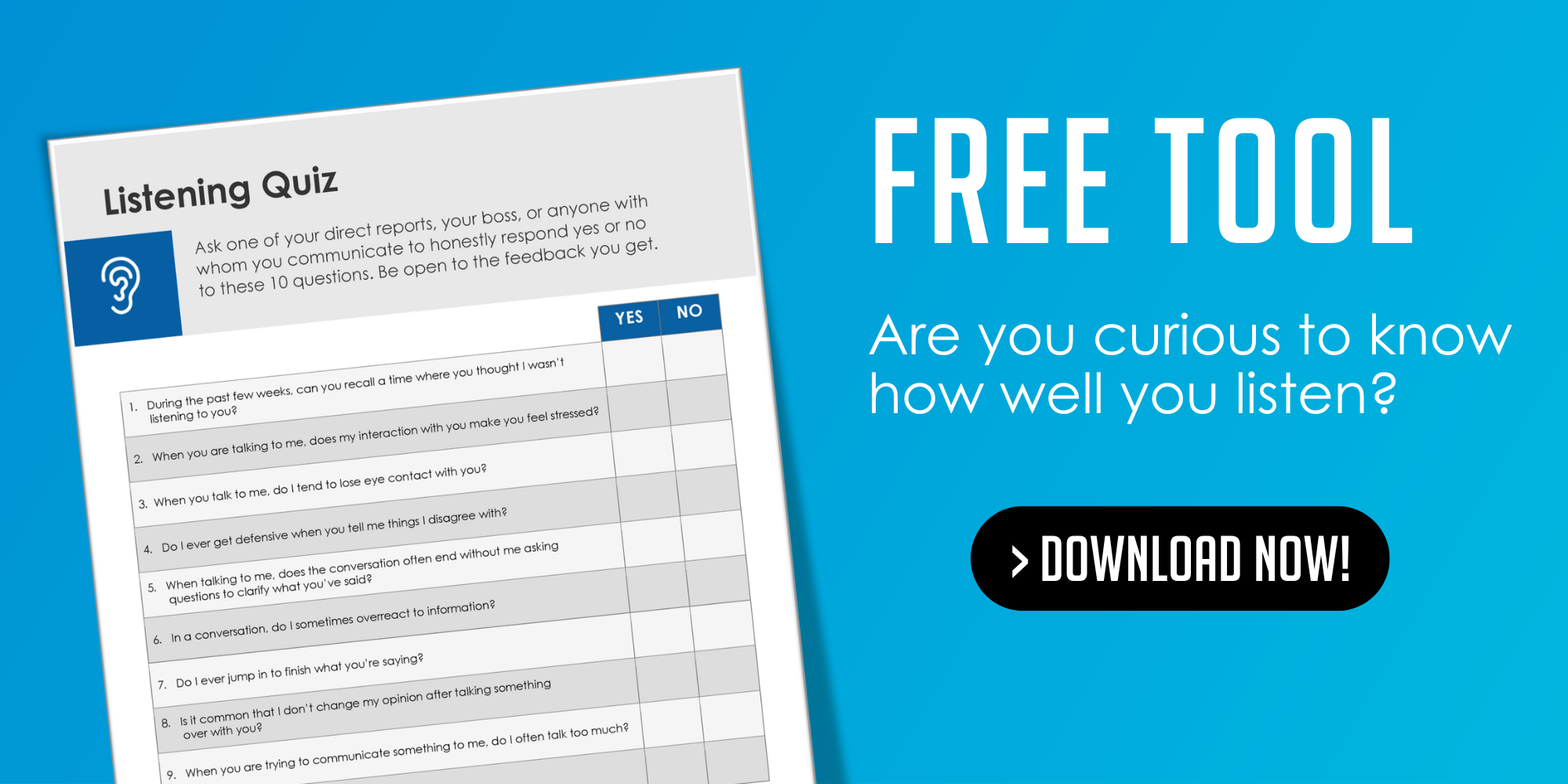 [Free Tool] Listening Quiz The Grossman Group